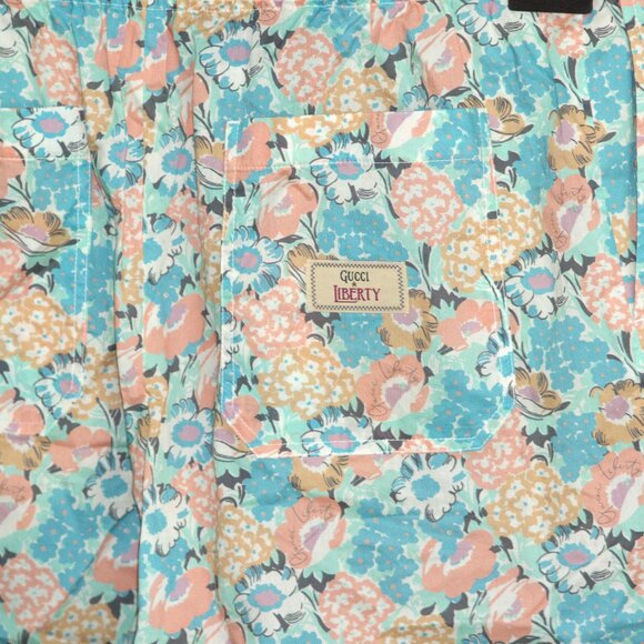 Gucci Multicolor Liberty London Edition Floral Print Shorts - Picture 3 of 11